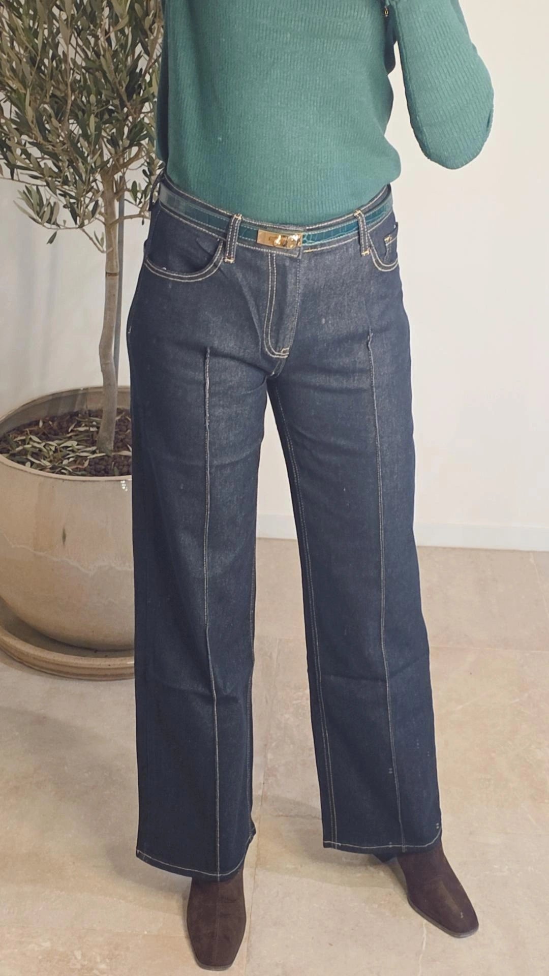 NONA jeans DONKERBLAUW