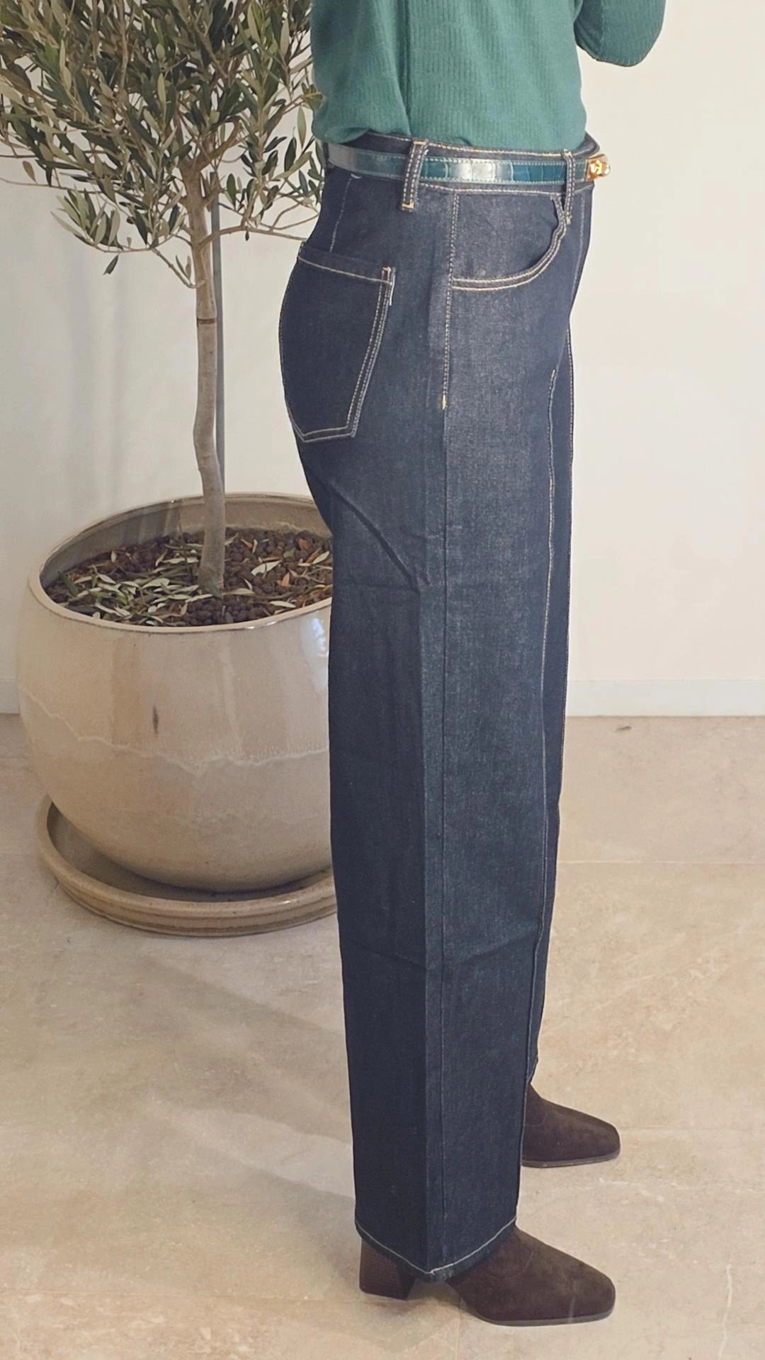 NONA jeans DONKERBLAUW