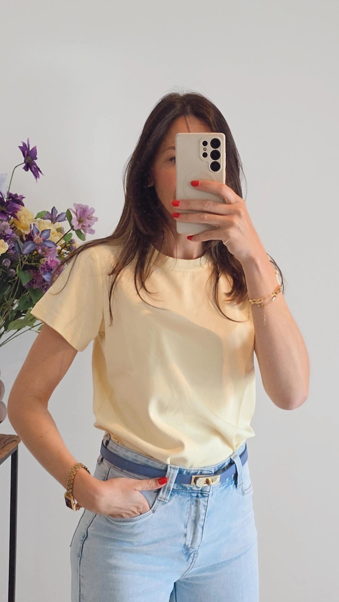 Basic t-shirt BOTERGEEL