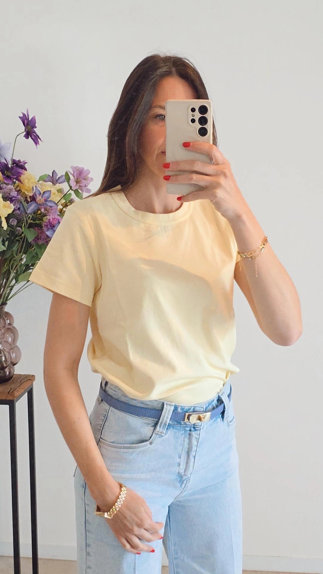 Basic t-shirt BOTERGEEL