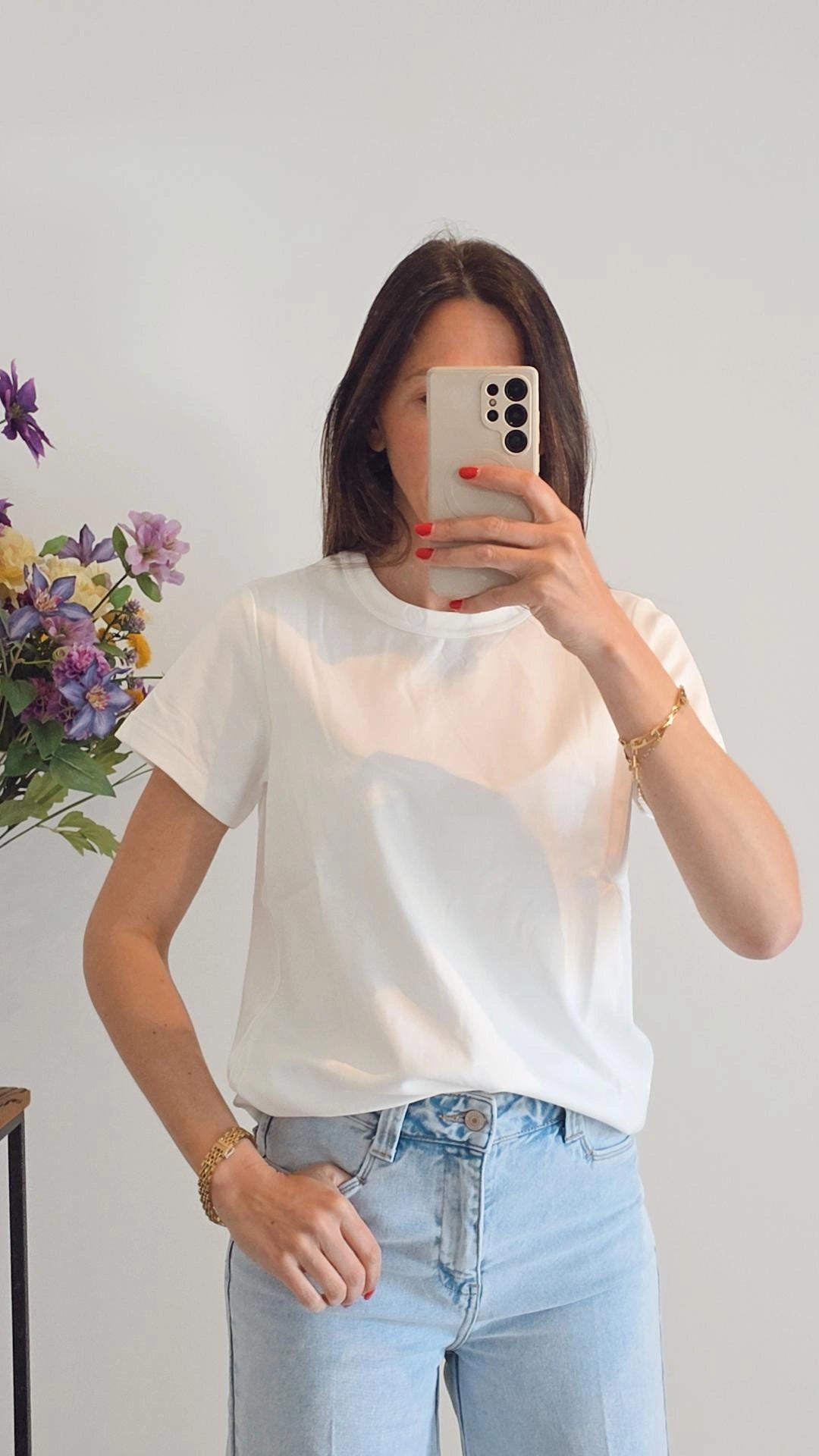 Basic t-shirt WIT