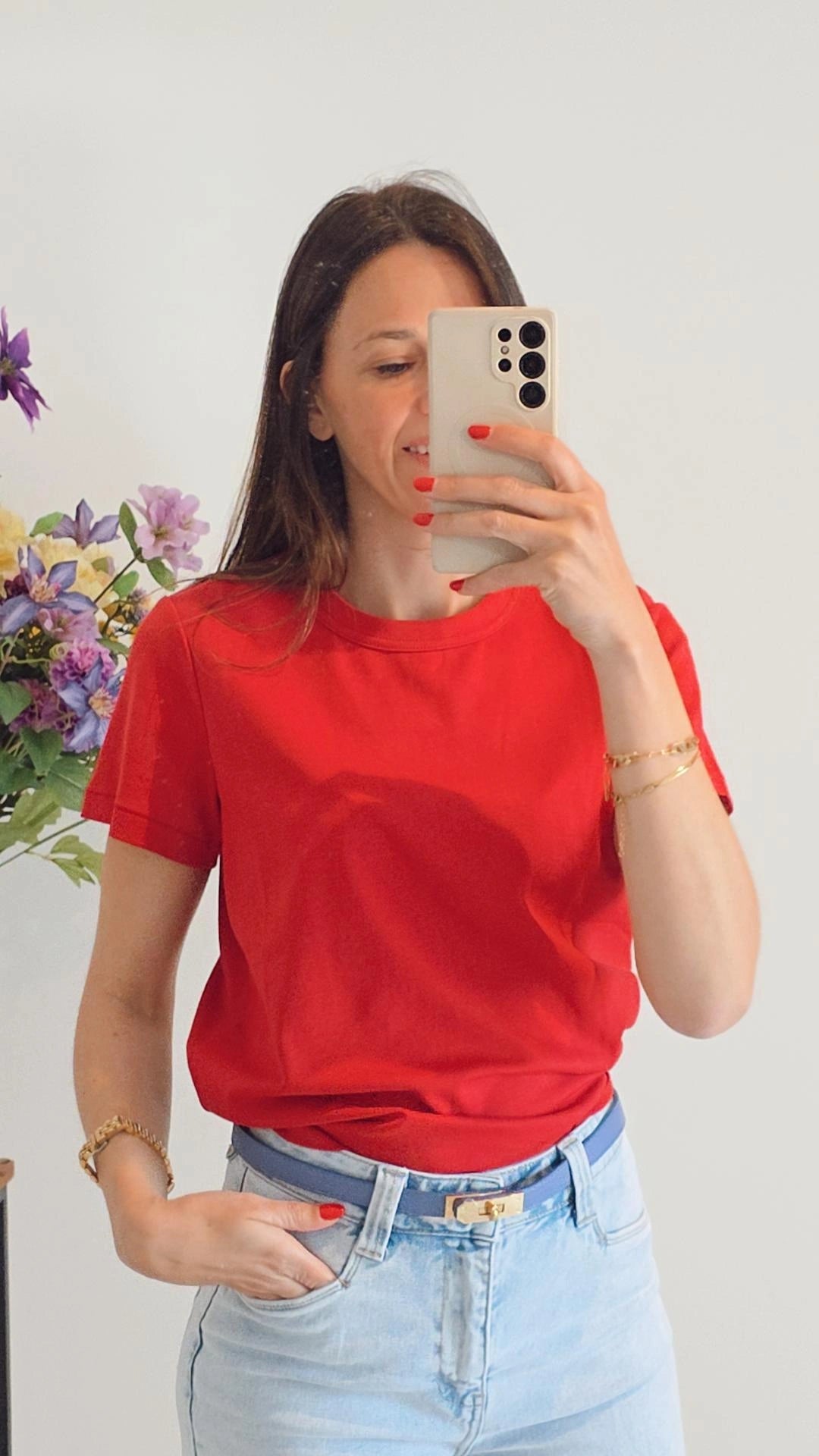 Basic t-shirt ROOD