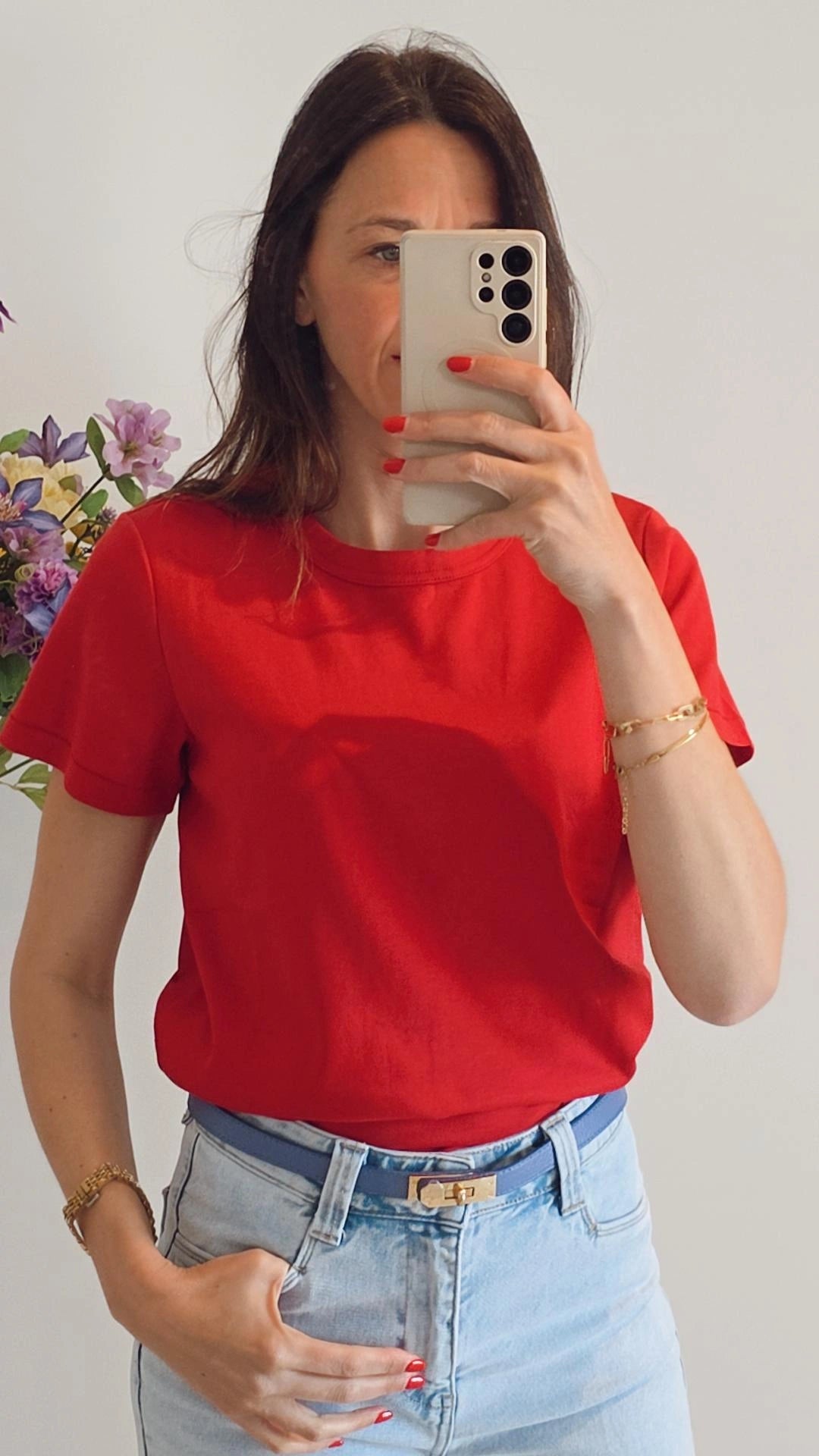 Basic t-shirt ROOD