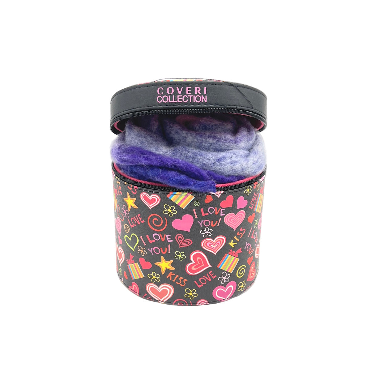 GIFTBOX Sjaal met cashmere PAARS