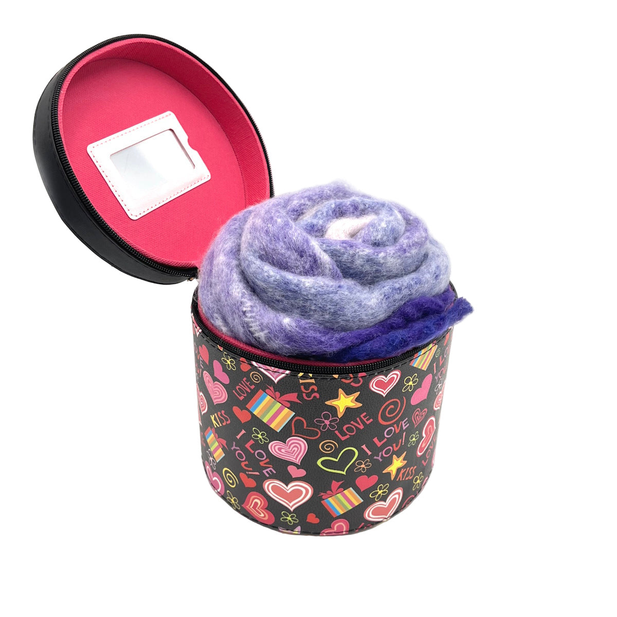GIFTBOX Sjaal met cashmere PAARS